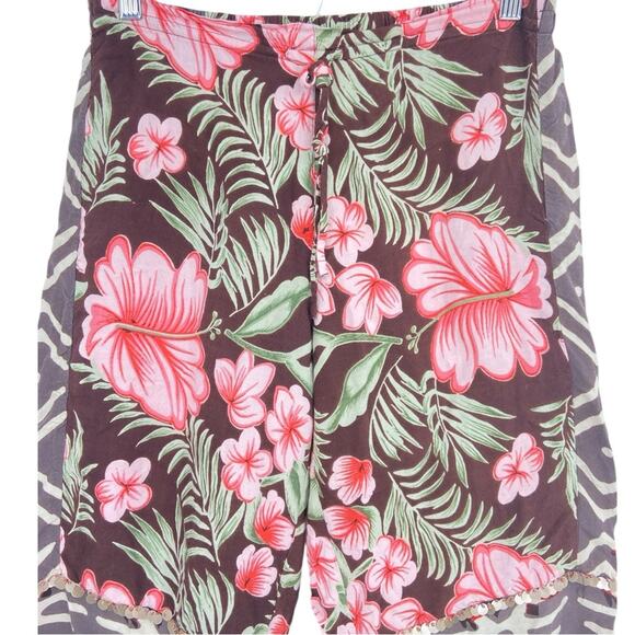 Soft Surroundings Floral Island Capri Pants Petite Medium‎ - Picture 2 of 6
